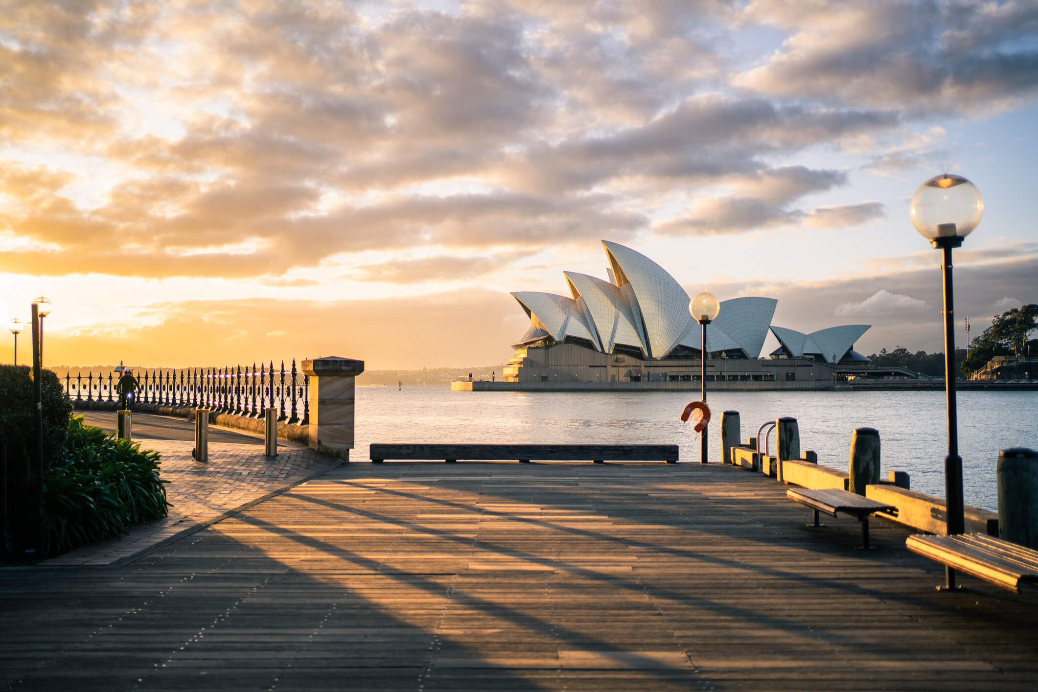 Sydney Harbour at dusk