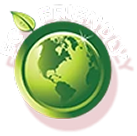 Eco friendly globe badge