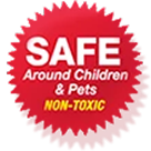 Safe around children & pets badge